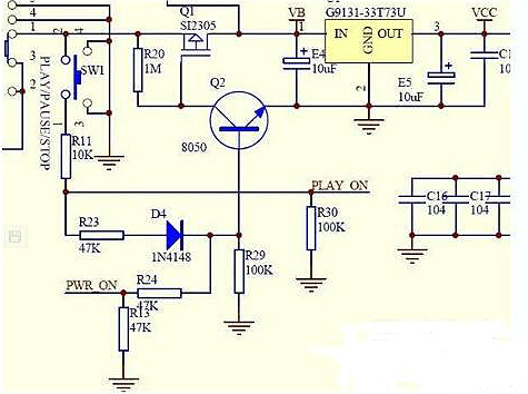 MOS管電子開關(guān)電路圖 MOS管電子開關(guān)電路圖