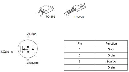 MOS管 KIA2804N 150A/40V MOS管 KIA2804N 150A/40V
