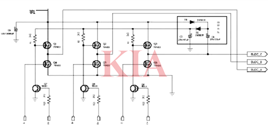 無刷馬達,原理,電路